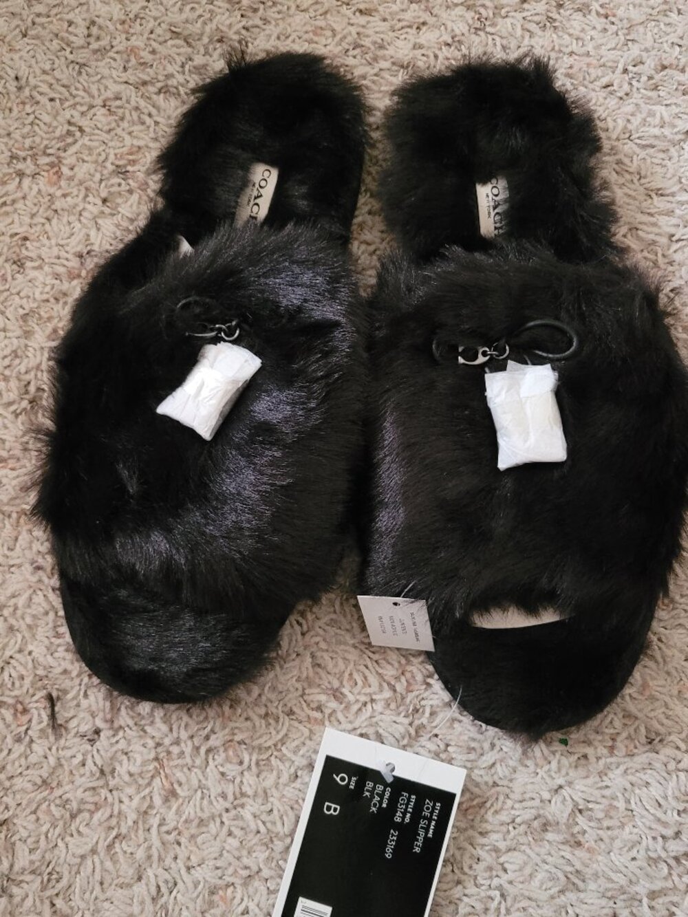 NWT Coach Zoe Slippers - 9